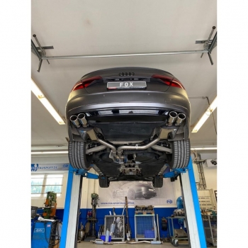 Preview: FOX | Abgasklappen Endschalldämpfer rechts/links zweiflutig - 2x106x71 Typ 38